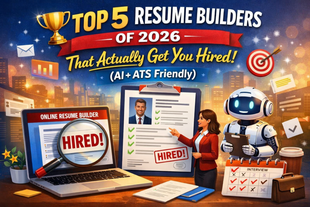 The Top 5 AI Resume Builders You Need in 2026 to Get More Job Interviews